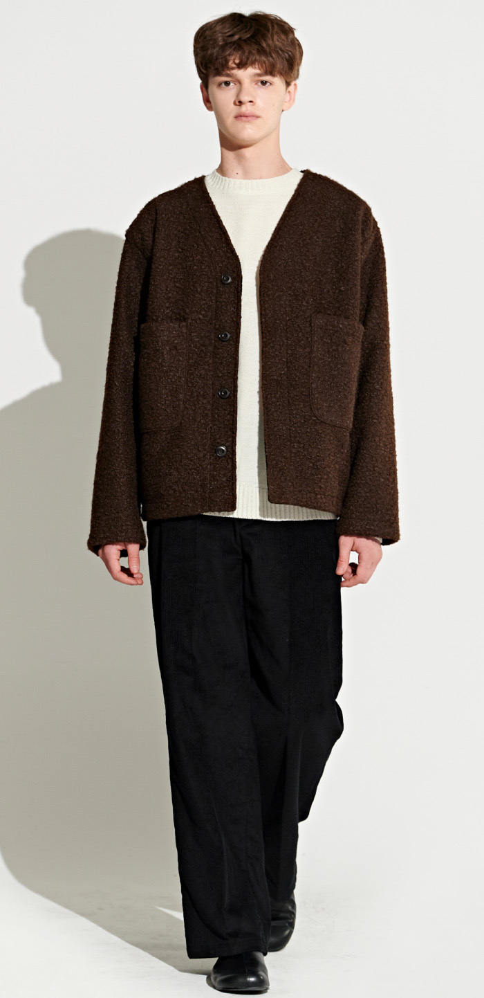 MOHAIR OVER CARDIGAN(BR)