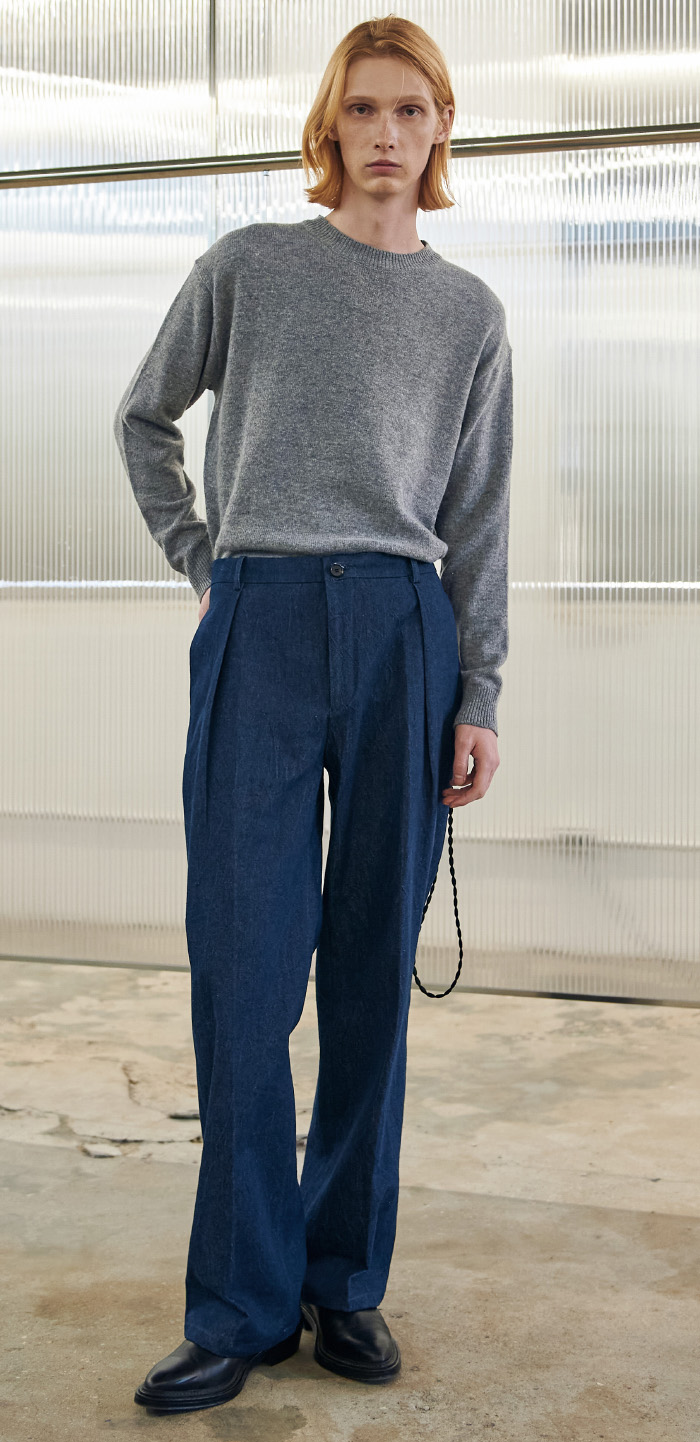 LAMBSWOOL KNIT(GY)
